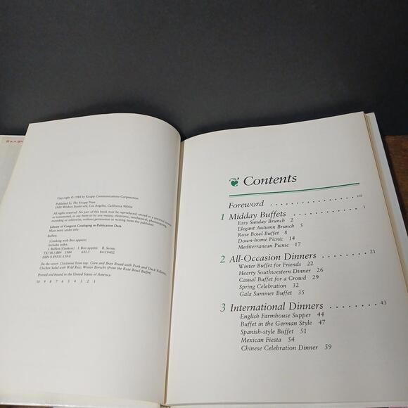 Lot of 2 Bon Appétit Hardcover Cookbooks, Appetizers & Buffets - Picture 7 of 8